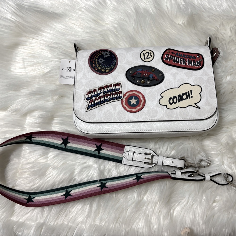 SOLD! NWT Coach Marvel Messenger Crossbody Bag